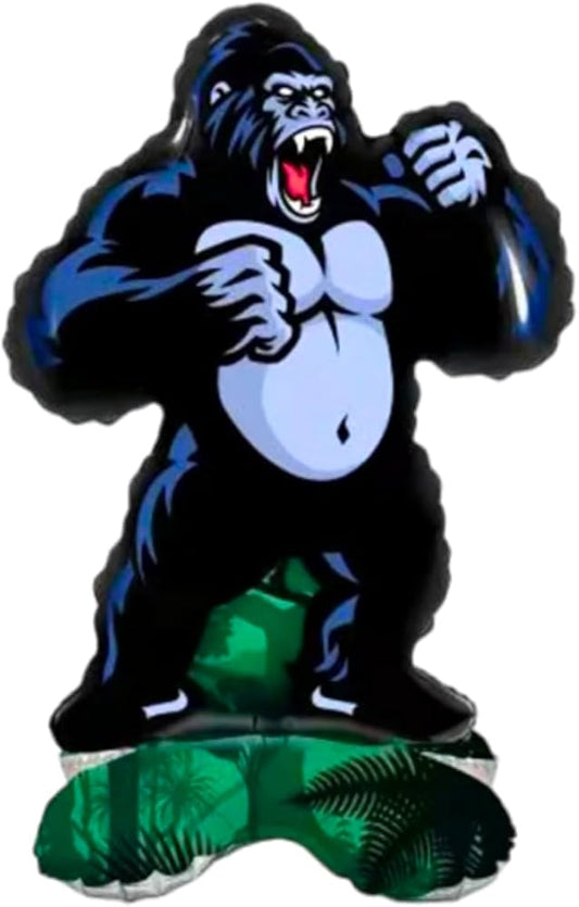 gorilla standing foil balloon