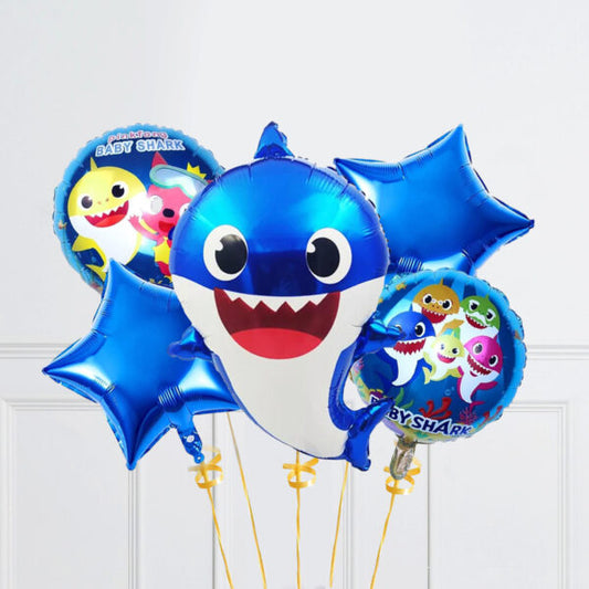 baby shark foil balloons