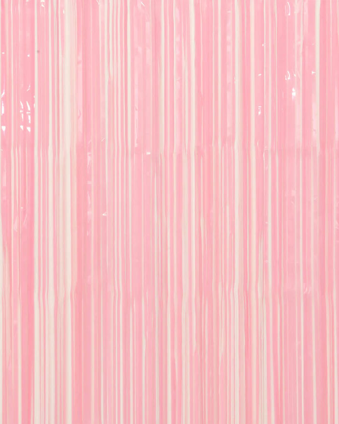 Pink Matt Foil Curtain