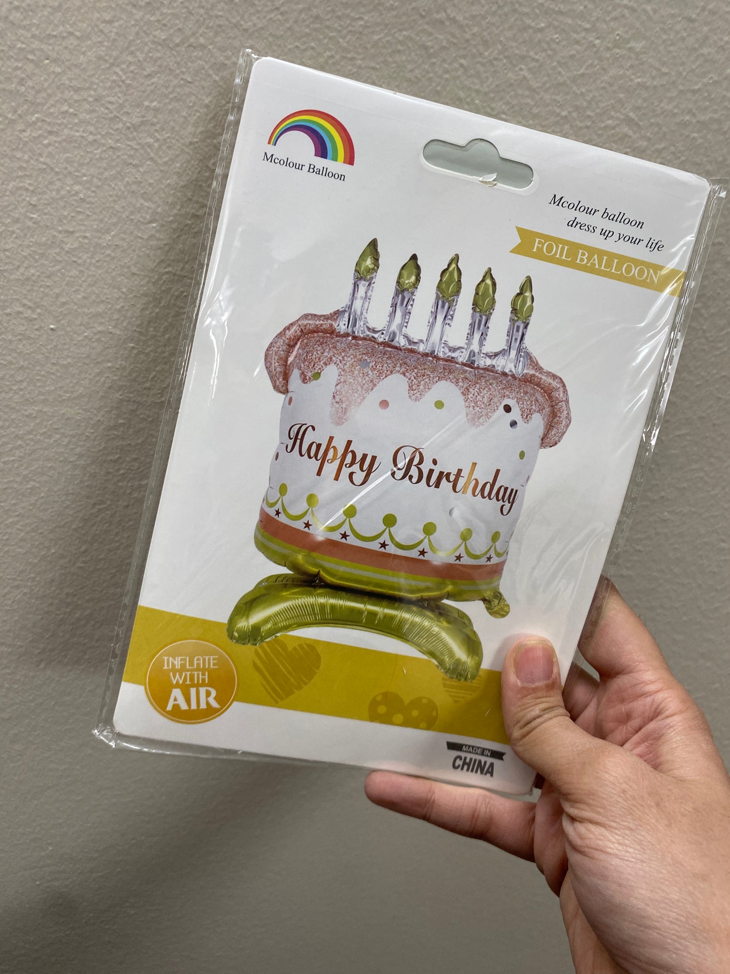 Birthday cake Foil balloon